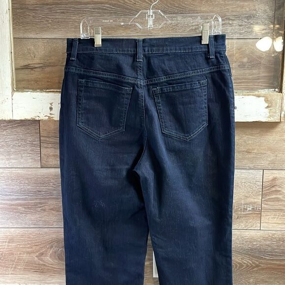 Gloria Vanderbilt Amanda Jeans Size 10 Indigo Blue Vintage 2012 Average Length - Picture 8 of 13